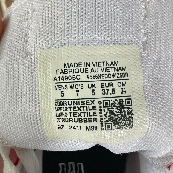 ⭐Converse Chuck Taylor Lift Platform Low Sz 5 Men's Shoes Sneakers Red A14905C - Picture 10 of 10